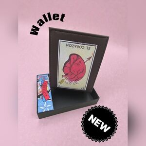 Literally non clemente el crazon Spanish wallet men